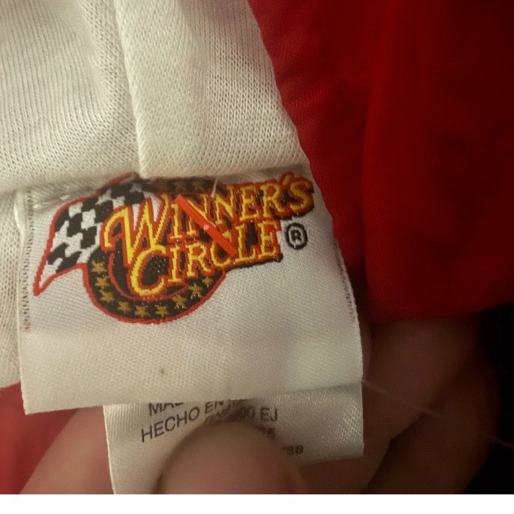 Winners Circle Dale Earnhardt Jr 8 NASCAR Baby Hooded Windbreaker Suit Red 3-6M